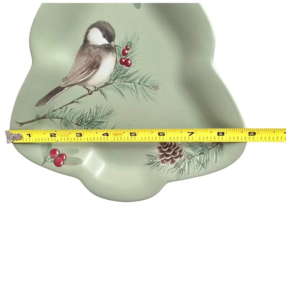 Pfaltzgraff Winterwood Tree Shaped Dish 10
